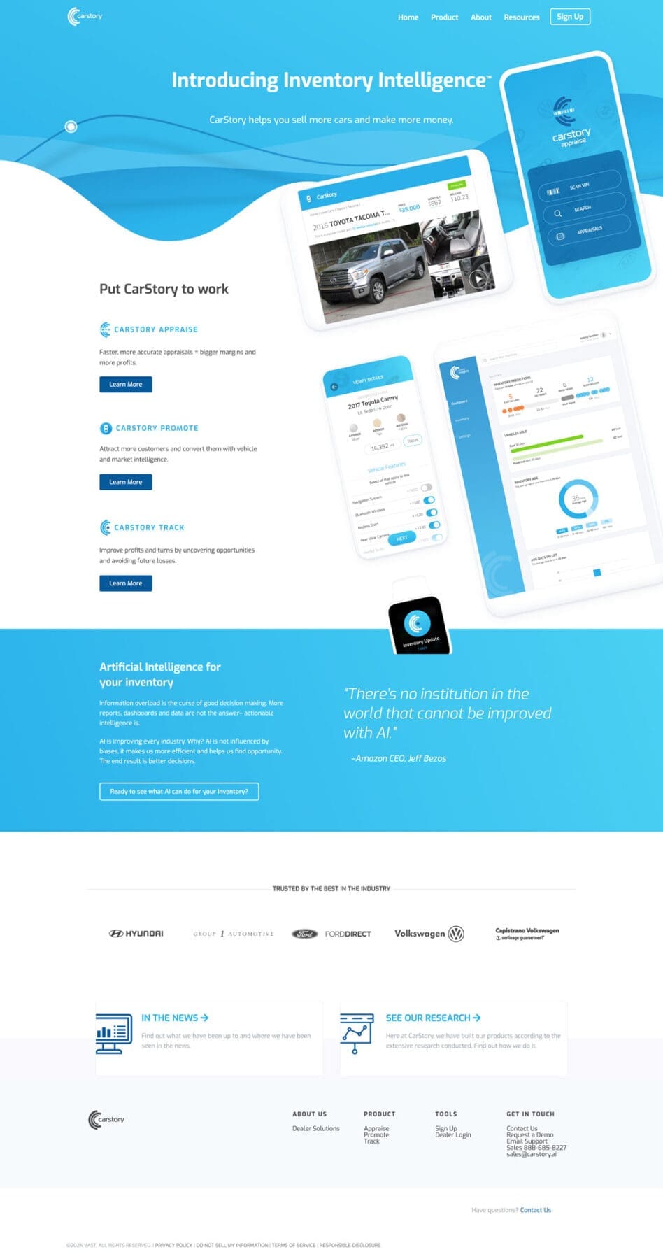 Web Design Portfolio 1 01 Carstory Ai Home