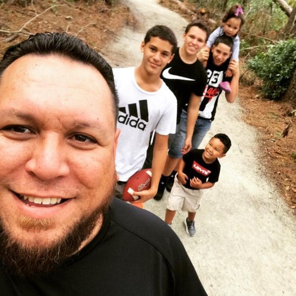 Matthew Woodard hiking